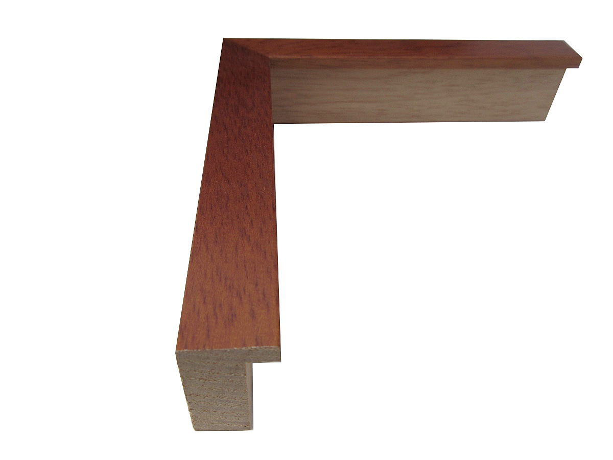 Light Walnut Flat 3/4" Wide Picture Frame Moulding in Lengths 2932M