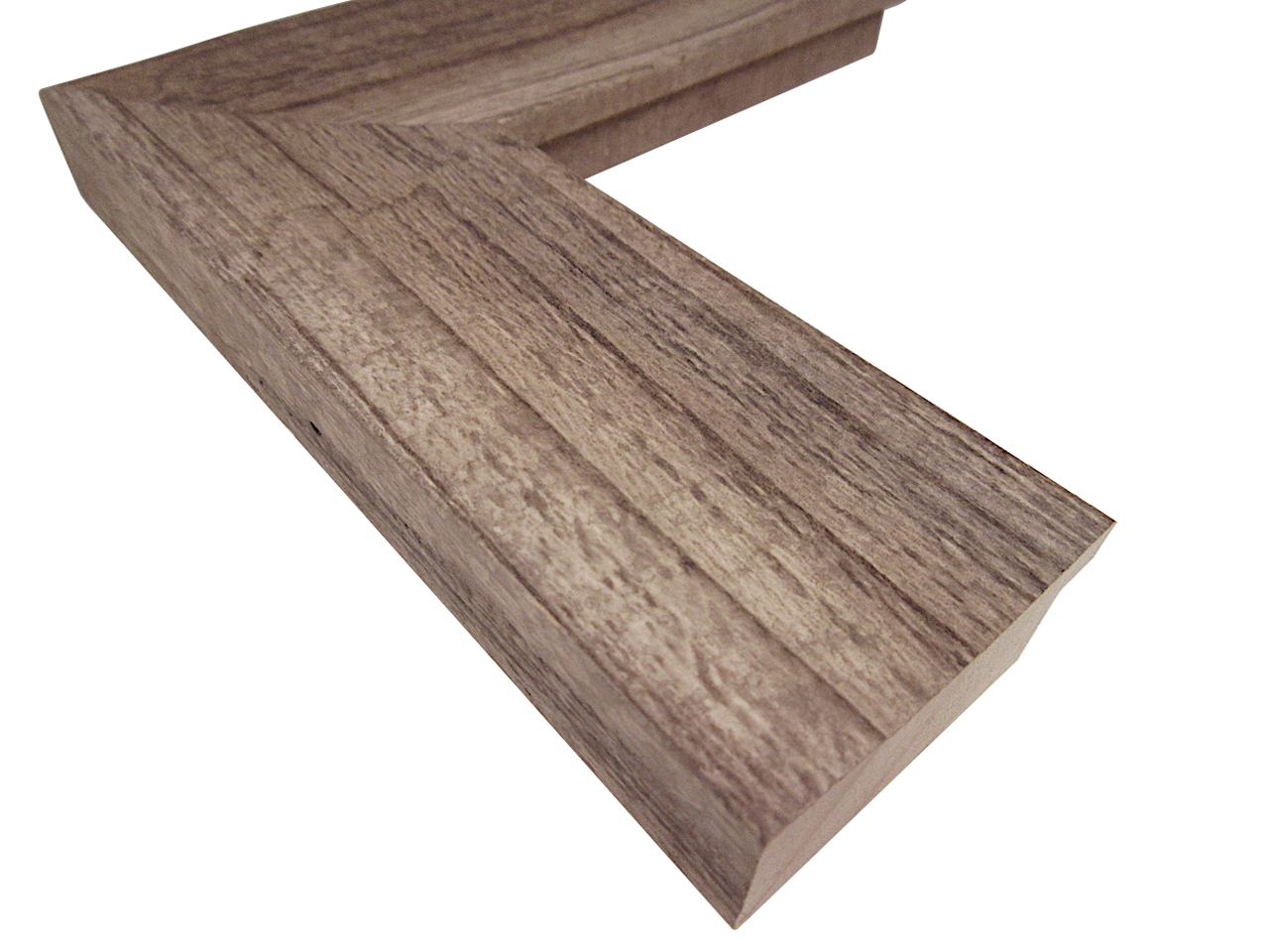 2 inch Wide Owl Brown Barnwood Picture Frame Moulding in Lengths B831