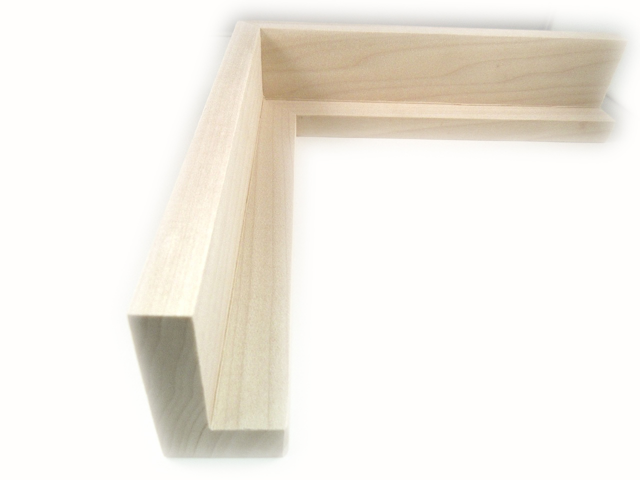 11/2 inch Rabbet Depth Unfinished Poplar Floater Frame Moulding in