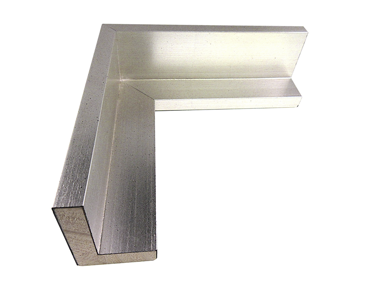 11/2 inch Rabbet Depth Bright Silver Custom Cut Floater Frame P1708