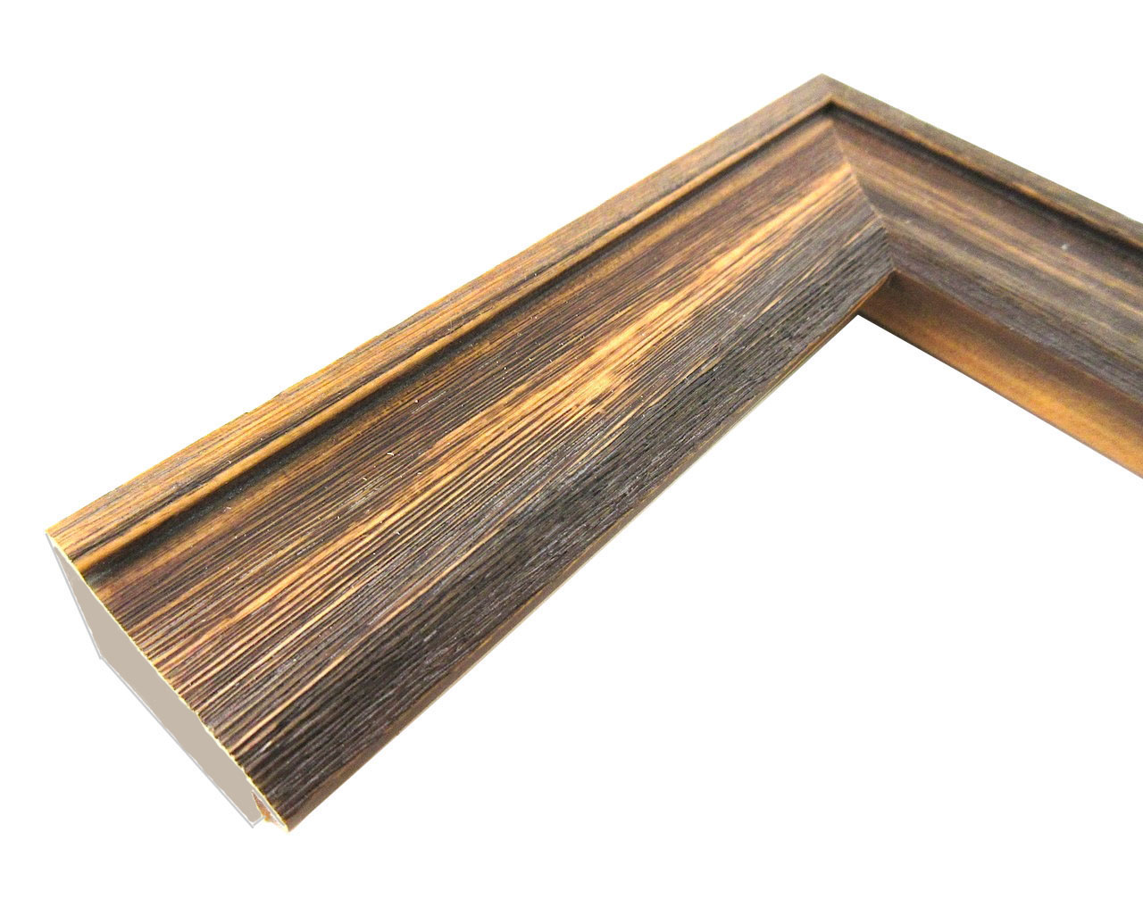 Rustic Barnwood Gray Picture Frame Moulding in Lengths (11/2" Width