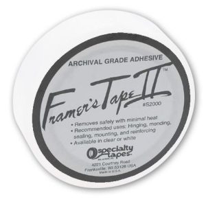 1" White Framer's Tape II