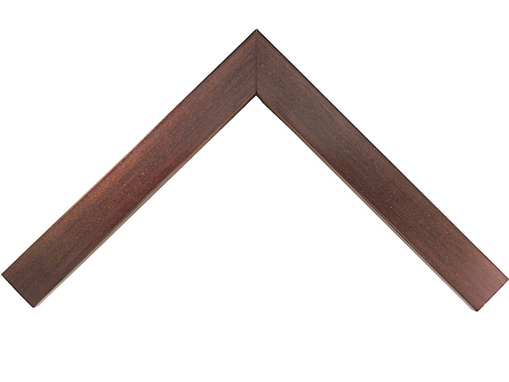 5/8 Inch Wide Dark Walnut Wood Picture Frame Moulding in Lengths 2913
