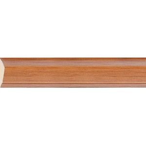 G-3192: 1 1/4" Wide Pecan Wood Frame with Sloped Face (5/8" Rabbet)