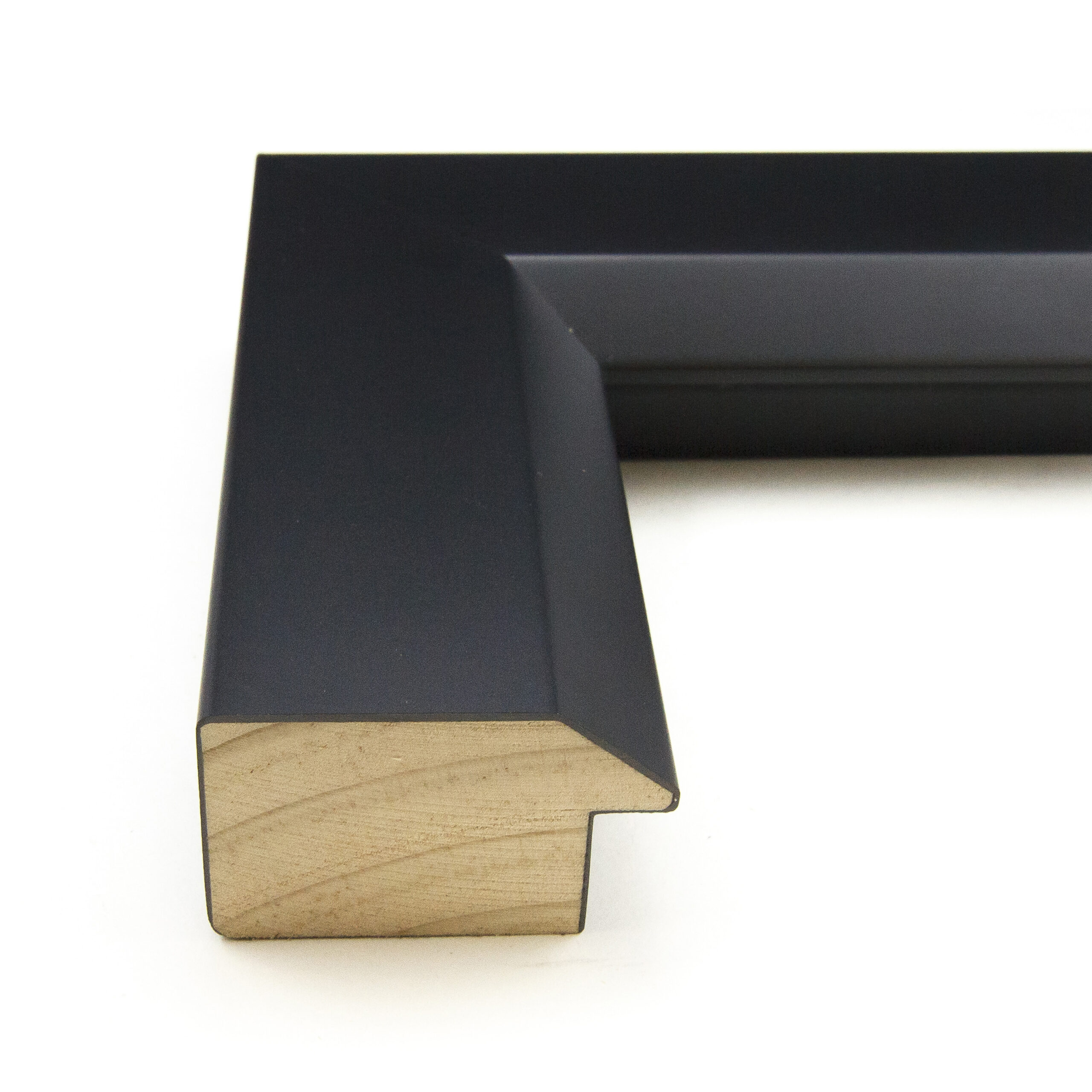 2 inch Wide Black Picture Frame Moulding in Lengths H3310M Framing
