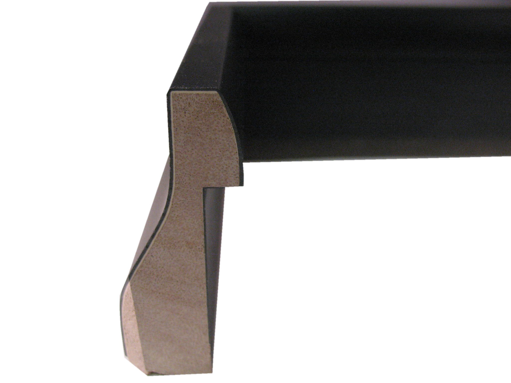 Black Shadowbox Moulding in a Wholesale Bundle – 96 Feet (2" Rabbet Depth) 80389-G