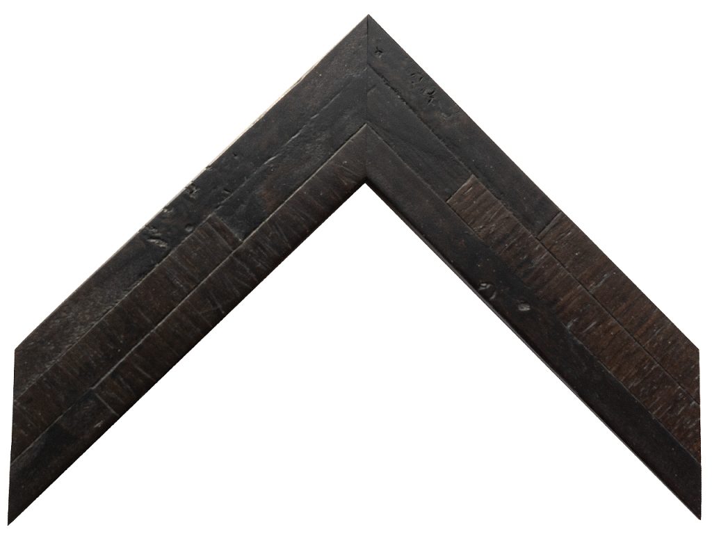 Black Coffee Burl Veneer 11/2" Wide Picture Frame Moulding in Lengths 3343439M Framing 4