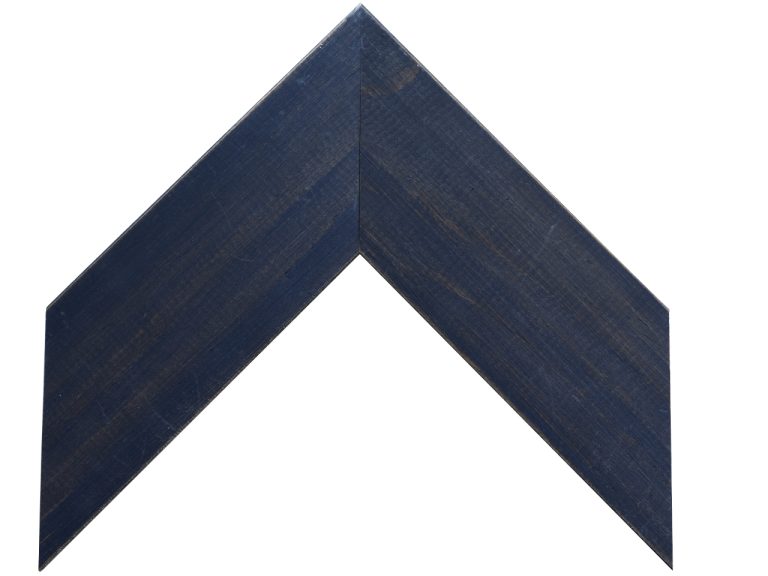 Country Weathered Blue 21/2" Wide Picture Frame Moulding in Lengths