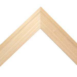G-SC-7RAWWOOD: 1 1/2" Wide Unfinished Poplar, Flat Face Frame (3/8" Rabbet)