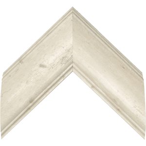 G-GMDF-10: 3" Wide White/ Natural Veneer (5/8" Rabbet)