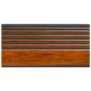 G-HS-1: 1 1/4" Wide Stepped Walnut Wood Frame (5/8" Rabbet)