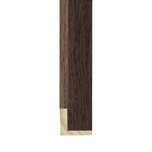 OM-84012: 1/4″ Wide Cappuccino Veneer Wood Floater Frame (1 9/16″ Rabbet)