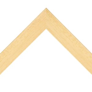 OM-84073: 1 1/8" Wide Raw Ayous Flat Face Wood Frame (5/8" Rabbet)