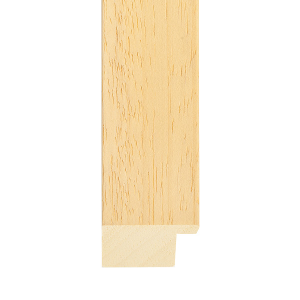 OM-84073: 1 1/8" Wide Raw Ayous Flat Face Wood Frame (5/8" Rabbet)