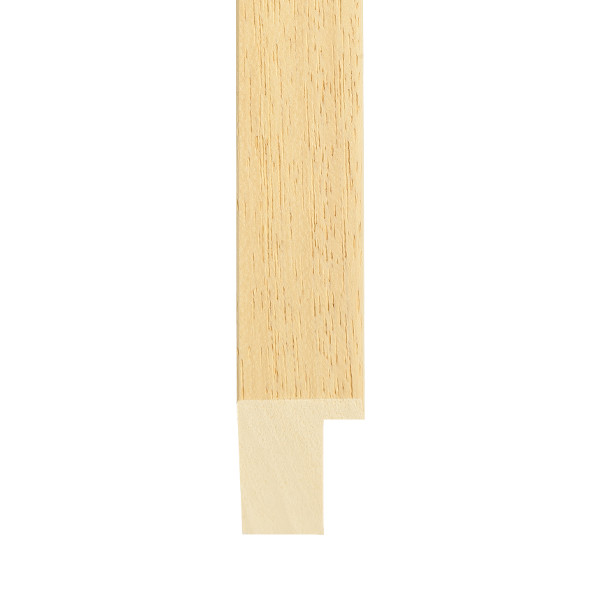 OM-84074: 3/4" Wide Raw Ayous Flat Face Wood Frame (1" Rabbet)