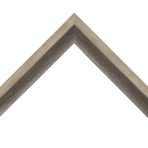 OM-84119: 9/16" Wide Driftwood Beige Wood Floater Frame ( 1 1/2" Rabbet)