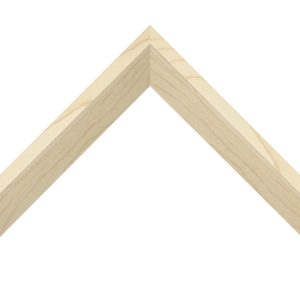 OM-84345: 3/8" Wide Natural Veneer Wood Floater Frame (1 5/8" Rabbet)