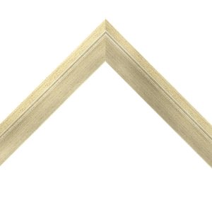 OM-84349: 3/8" Wide Champagne Leaf Wood Floater Frame (1 5/8" Rabbet)