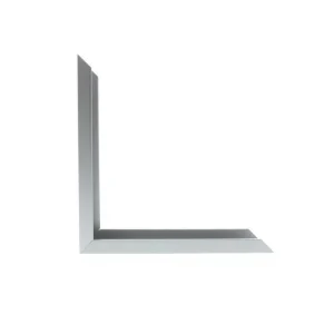 N-117-12: 7/16" Wide Frosted Pewter with Flat Face ( 13/16" Rabbet Depth )
