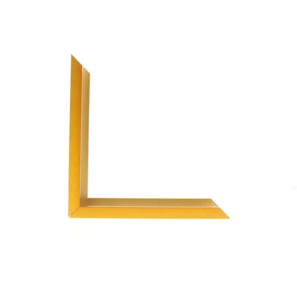 N-117-231: 7/16" Wide Gold Bullion with Flat Face ( 13/16" Rabbet Depth )