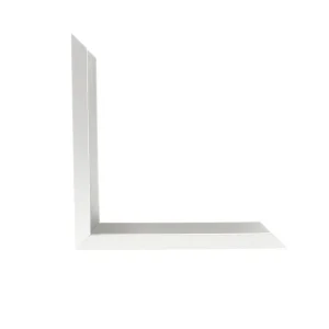 N-117-400: 7/16" Wide Satin Brushed Aluminum with Flat Face ( 13/16" Rabbet Depth )