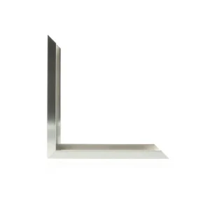 N-117-470: 7/16" Wide Satin Brushed Nickel with Flat Face ( 13/16" Rabbet Depth )