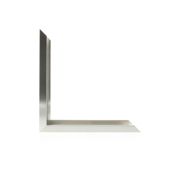 N-117-470: 7/16" Wide Satin Brushed Nickel with Flat Face ( 13/16" Rabbet Depth )