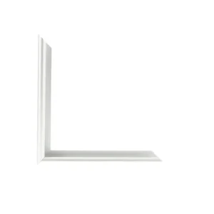 N-15-02: 3/8" Wide Frosted Silver with Rounded Face ( 5/8" Rabbet Channel )