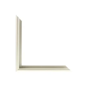 N-15-14: 3/8" Wide German Silver with Rounded Face ( 5/8" Rabbet Channel )