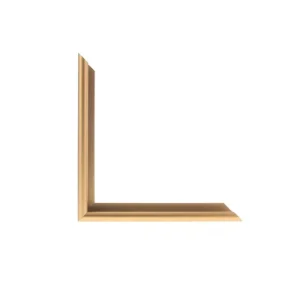 N-15-170: 3/8" Wide Frosted Umber with Rounded Face ( 5/8" Rabbet Channel )