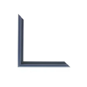 N-15-58: 3/8" Wide Indigo with Rounded Face ( 5/8" Rabbet Channel )