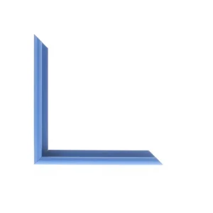 N-15-66: 3/8" Wide Lapis with Rounded Face ( 5/8" Rabbet Channel )