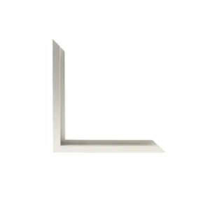 N-93-14: 7/16" Wide German Silver with Flat Face ( 1/2" Rabbet Depth )