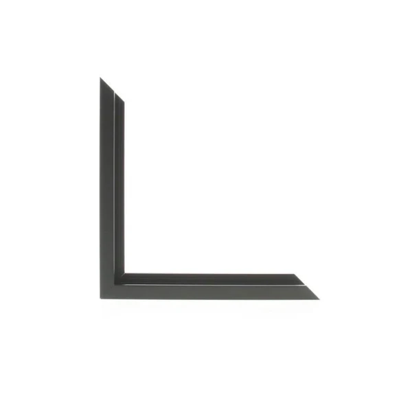 N-93-156: 7/16" Wide Florentine Black with Flat Face ( 1/2" Rabbet Depth )