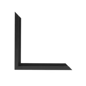 N-93-50: 7/16" Wide Black with Flat Face ( 1/2" Rabbet Depth )